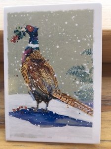 Christmas Pheasant Tags